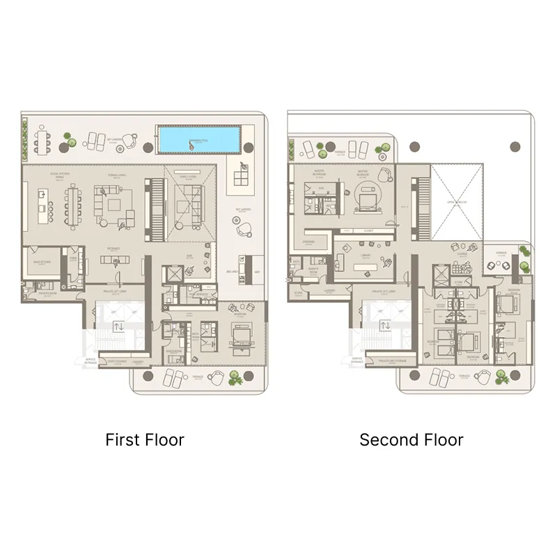 5 bedroom layout