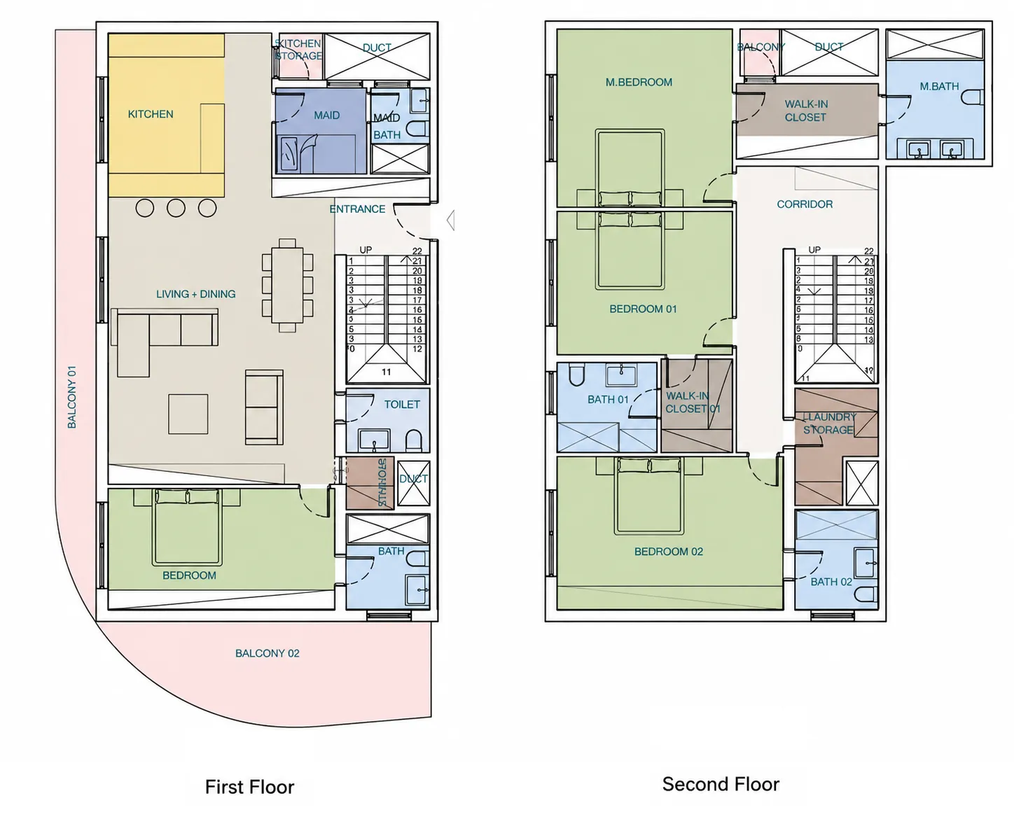 1 bedroom layout