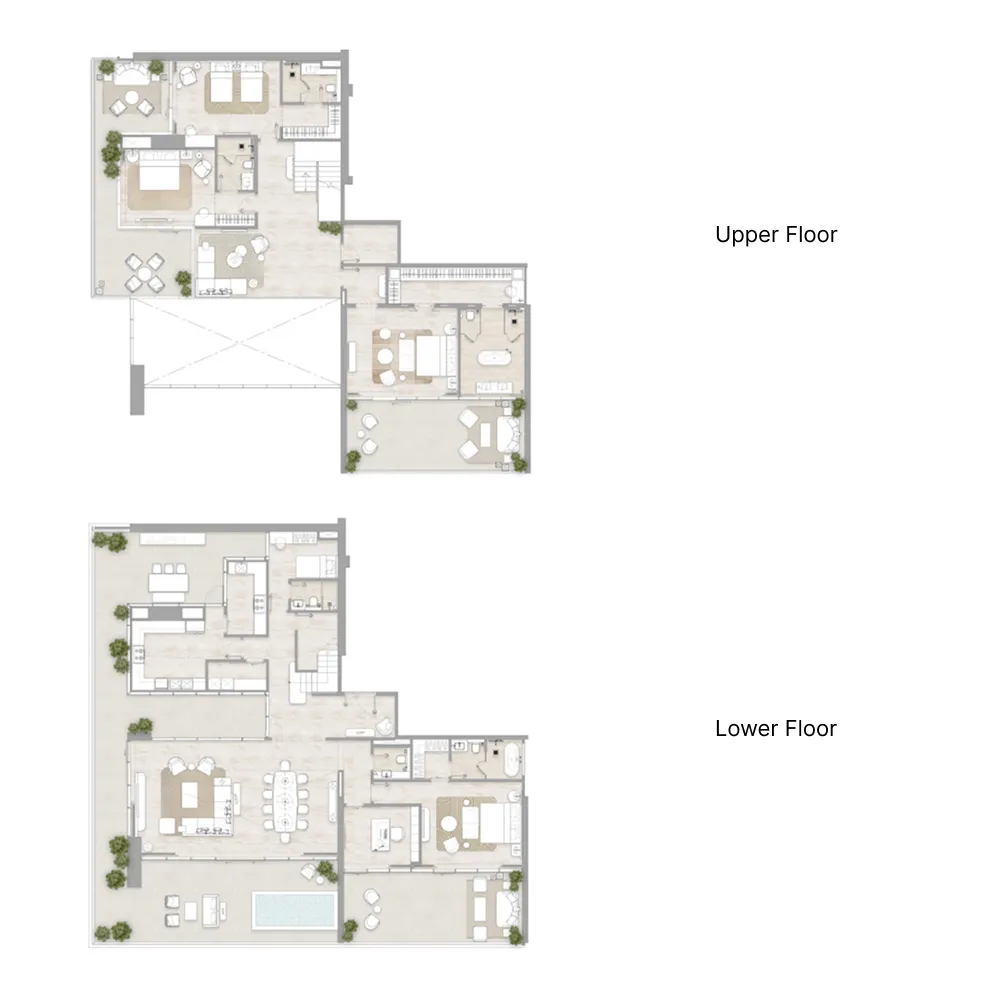 4 bedroom layout