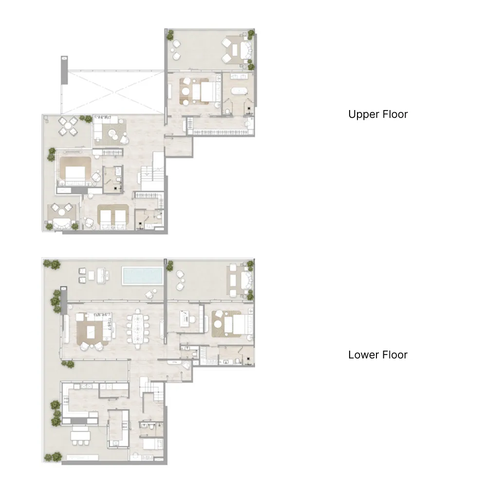 4 bedroom layout
