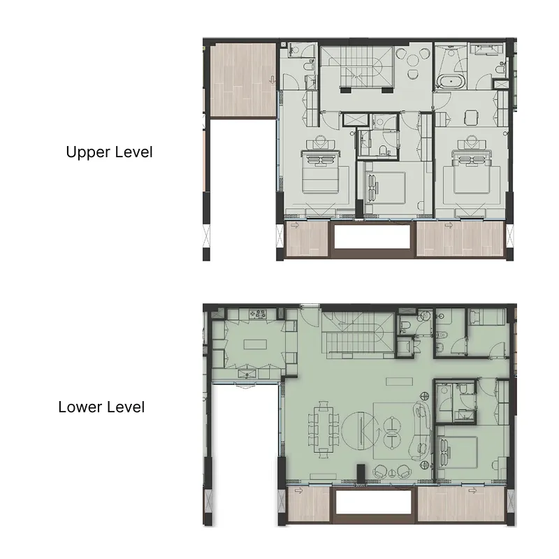 4 bedroom layout