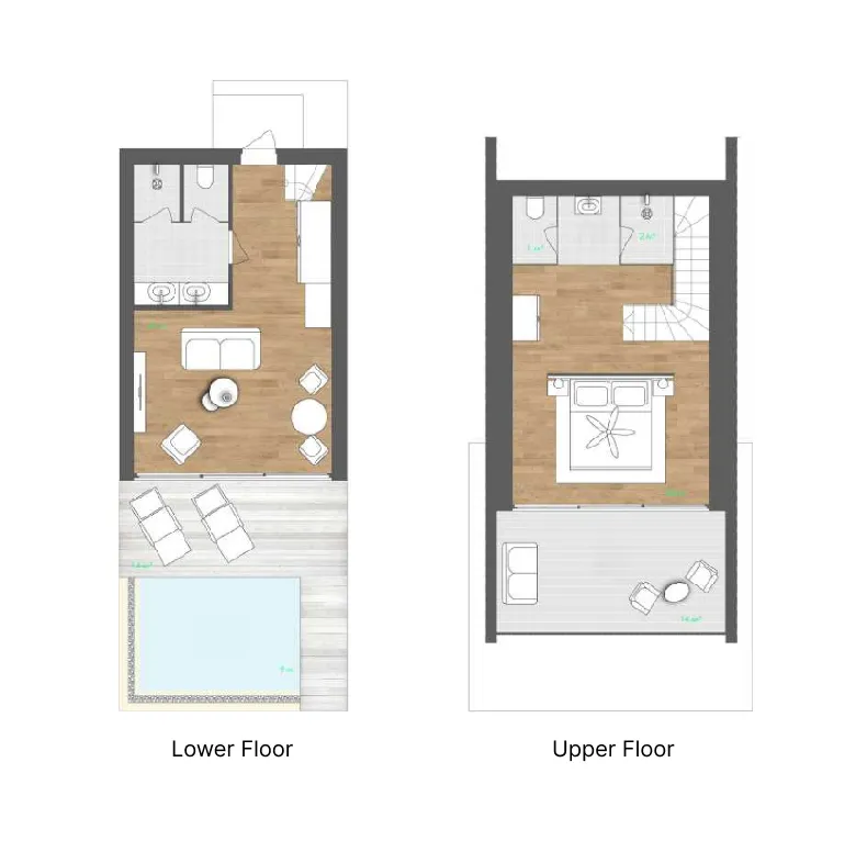 1 bedroom layout