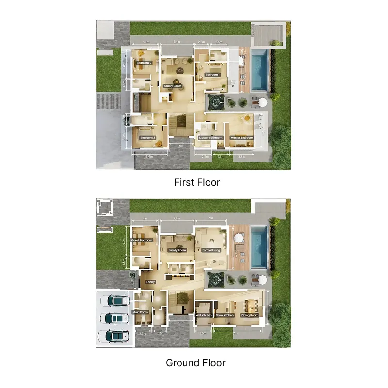 5 bedroom layout