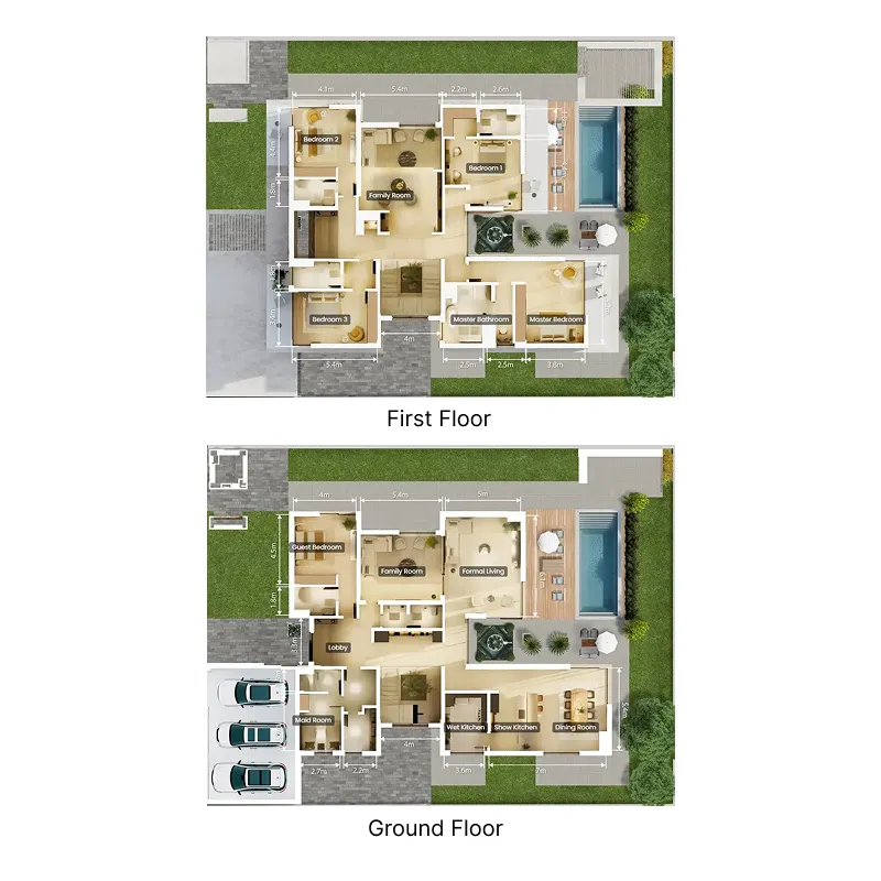 5 bedroom layout