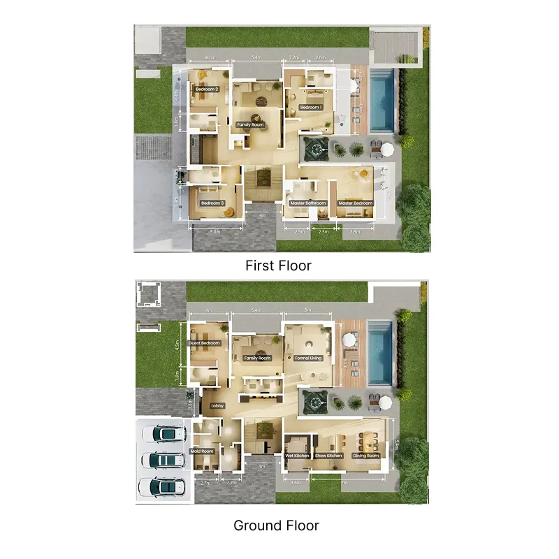 5 bedroom layout