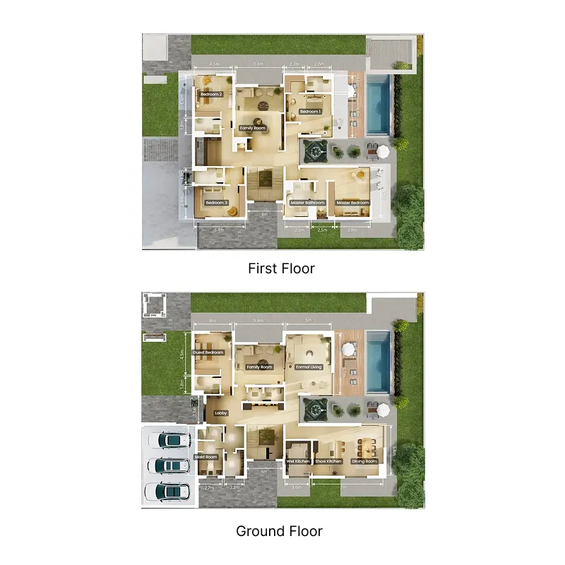 5 bedroom layout