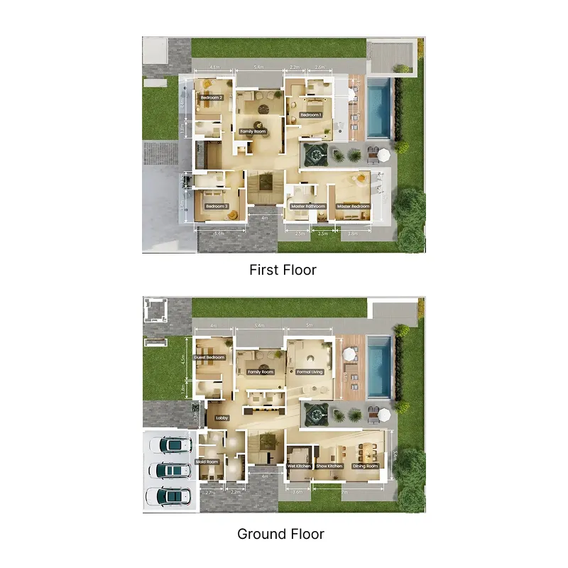 5 bedroom layout