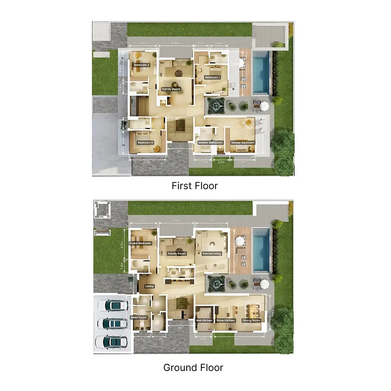 5 bedroom layout