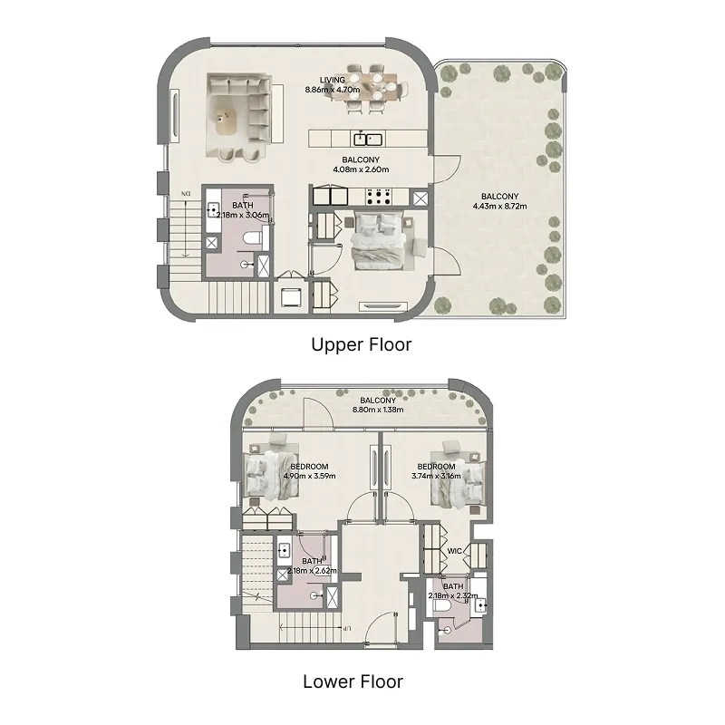 3 bedroom layout