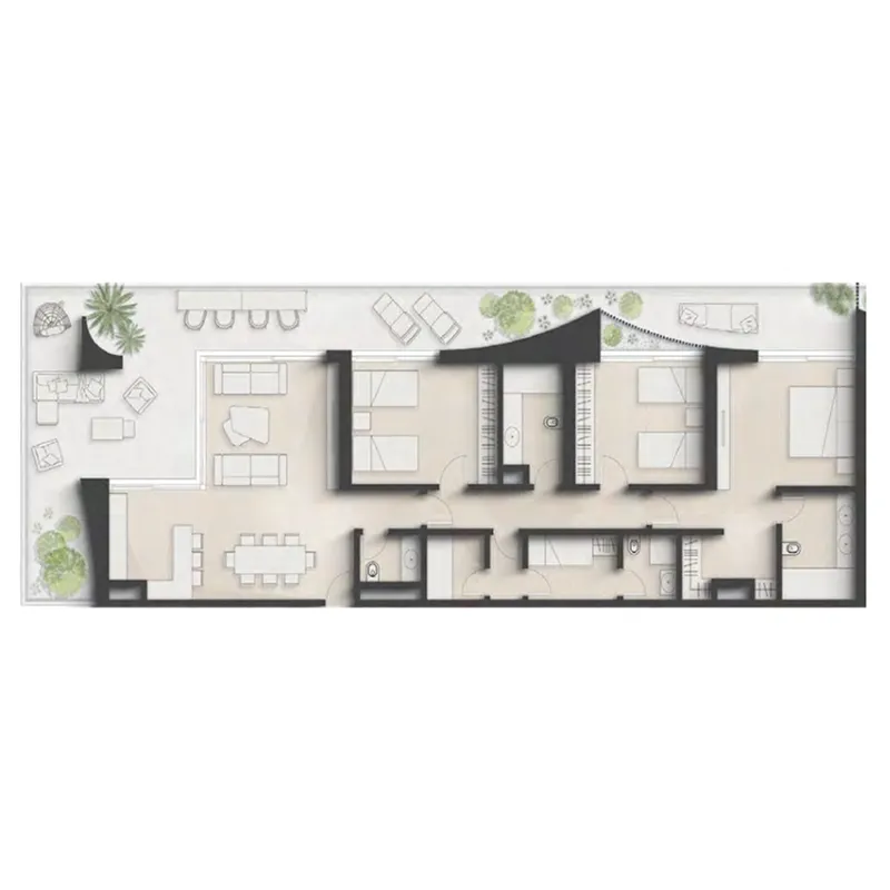3 bedroom layout