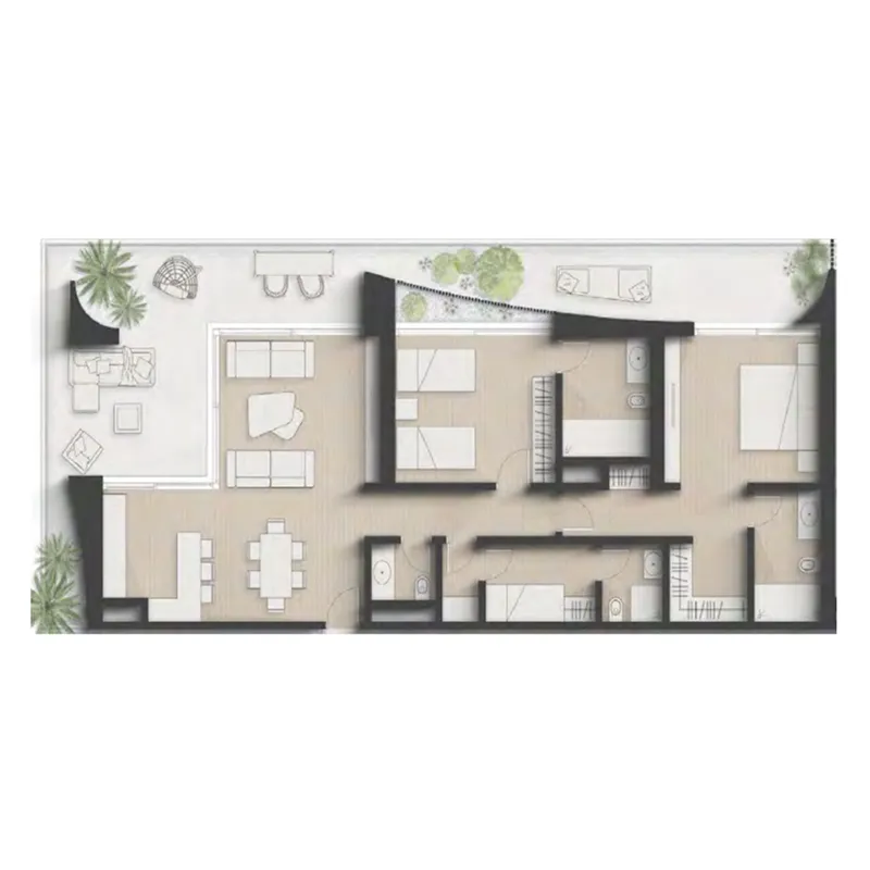 2 bedroom layout