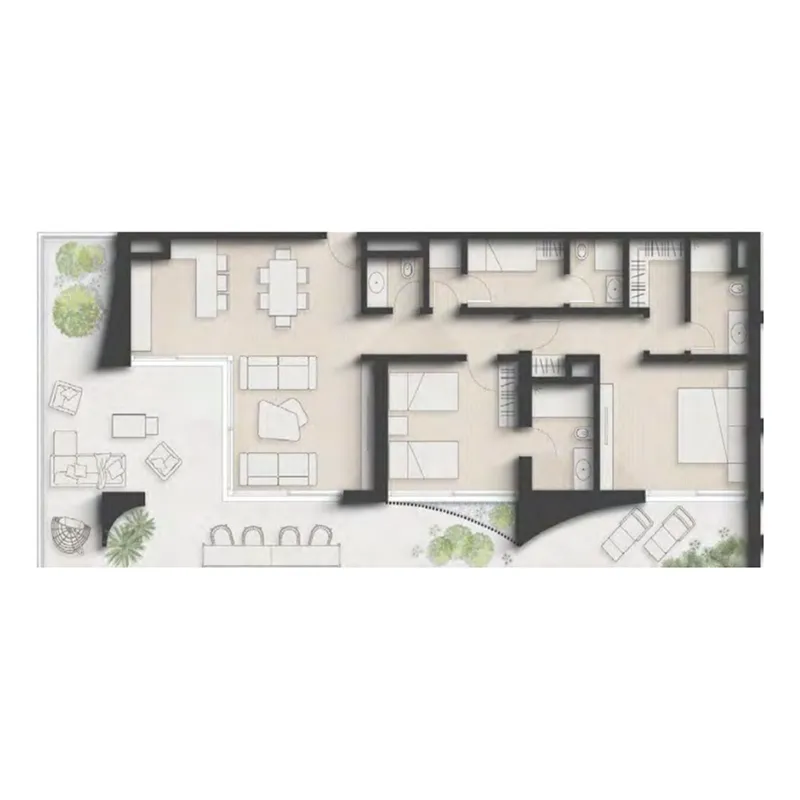 2 bedroom layout