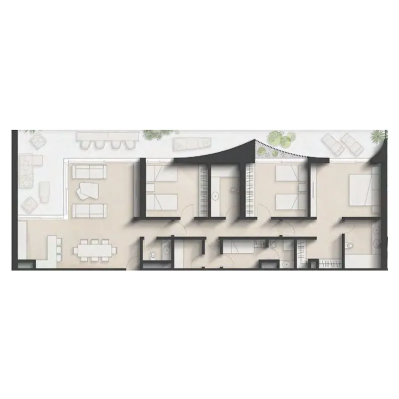 3 bedroom layout
