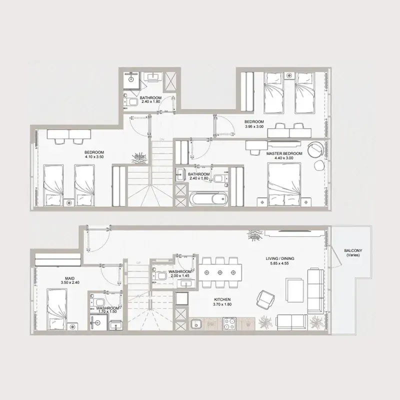 3 bedroom layout
