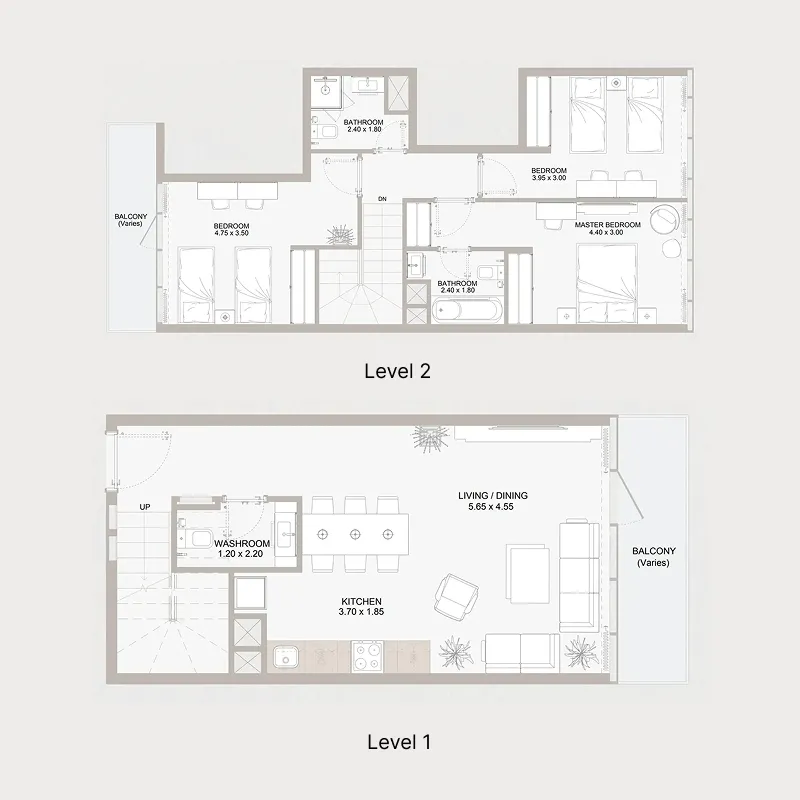 3 bedroom layout