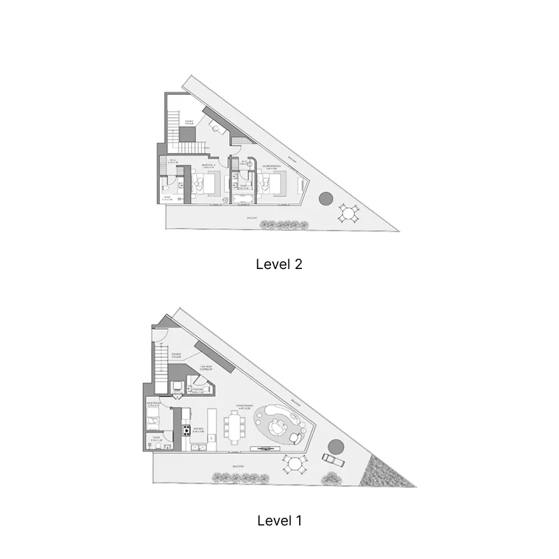 2 bedroom layout