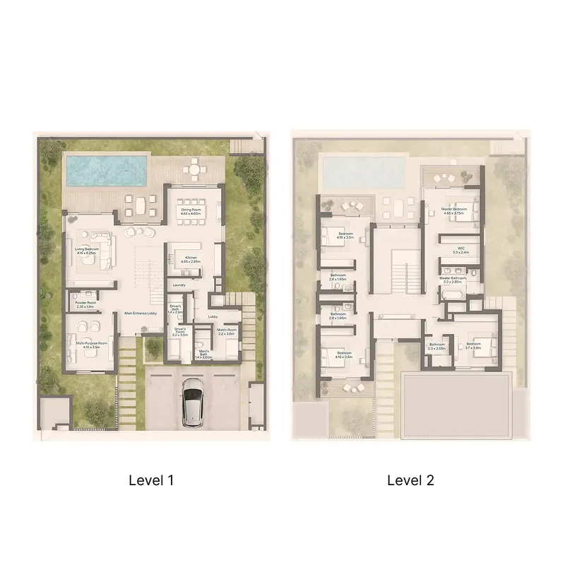 4 bedroom layout