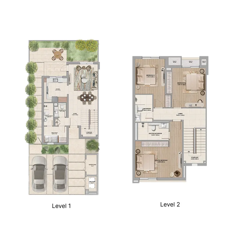 3 bedroom layout