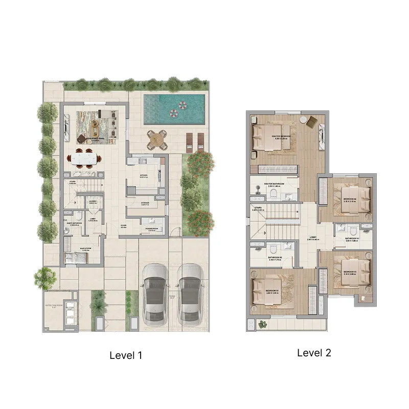4 bedroom layout