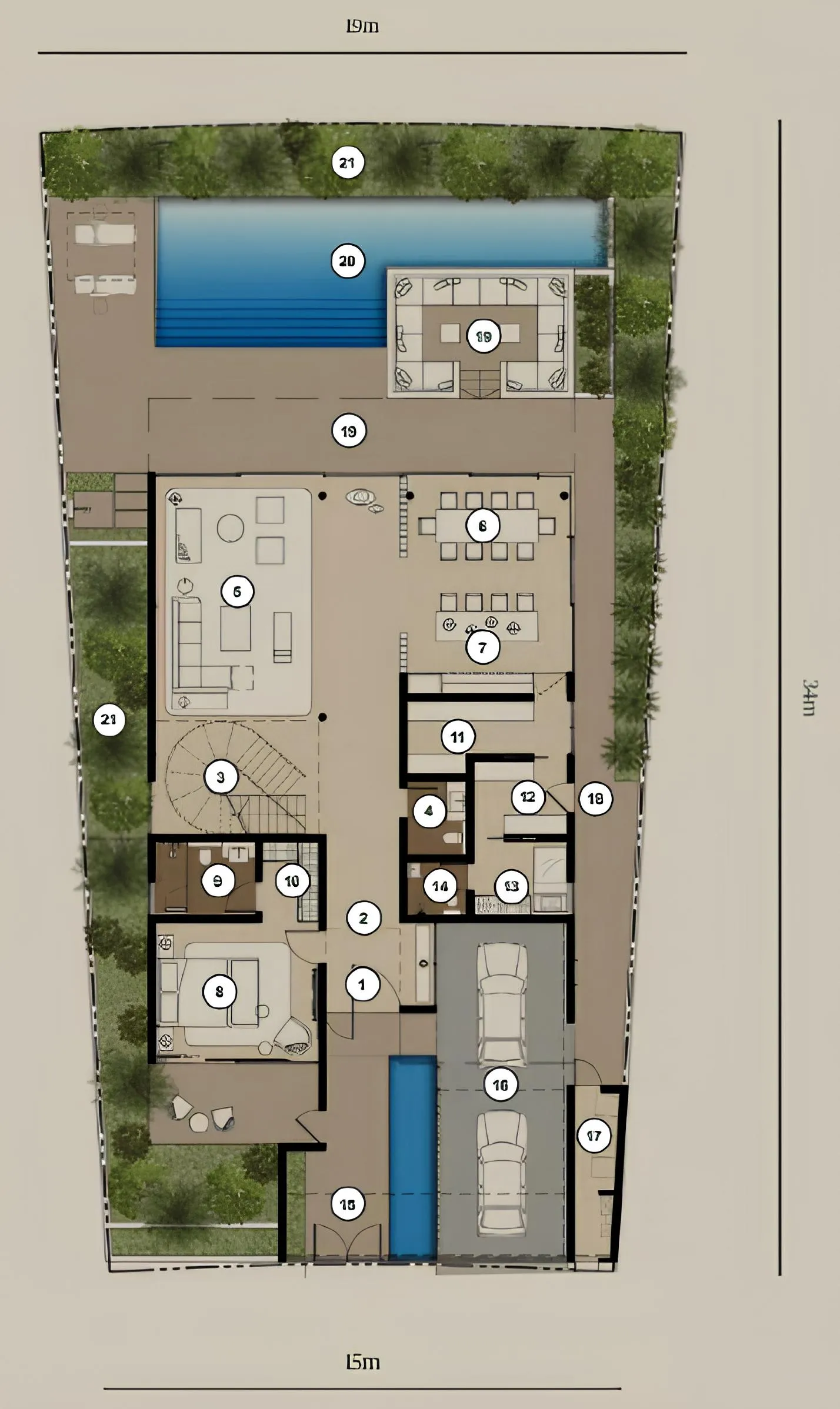 4 bedroom layout