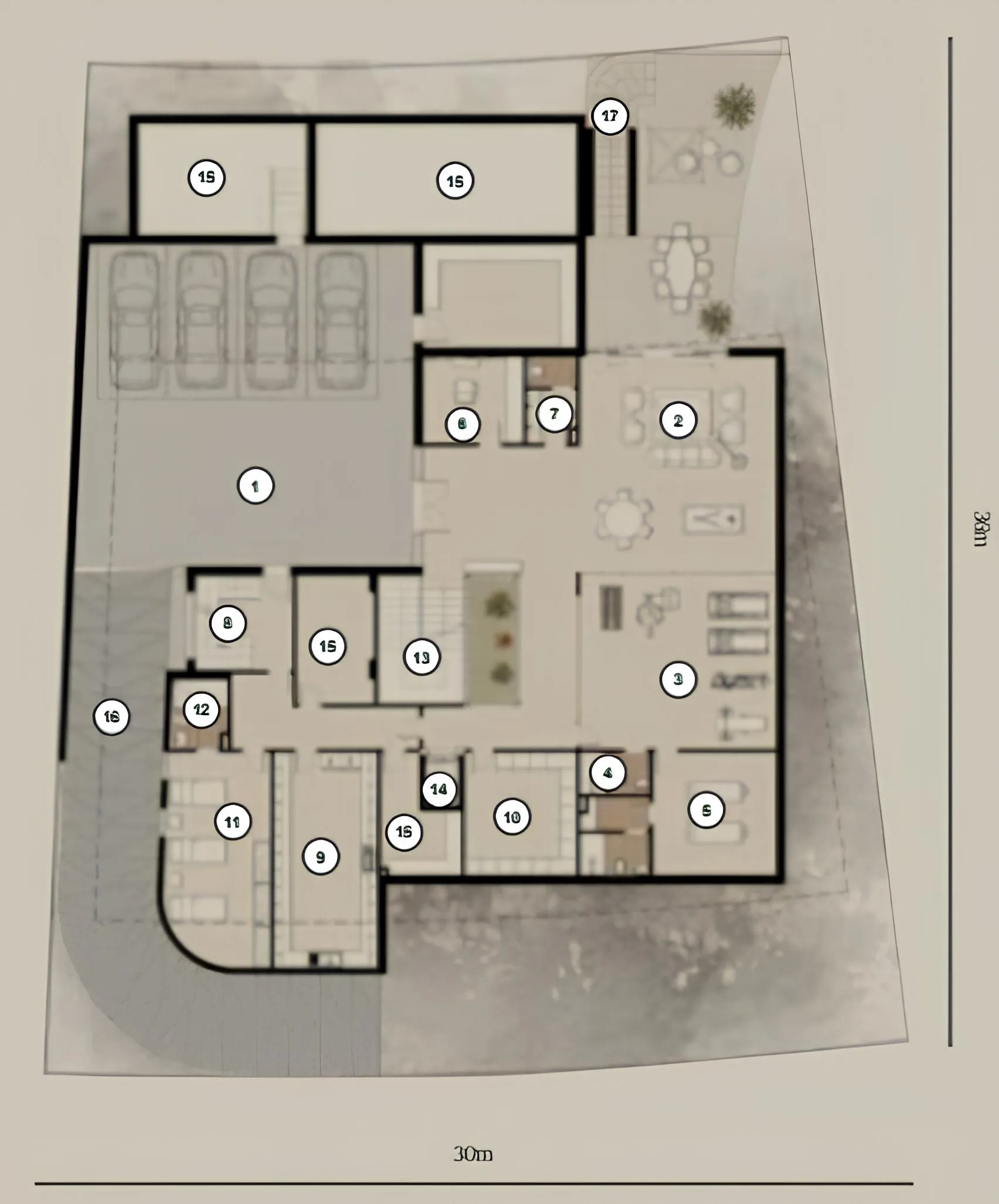 6 bedroom layout
