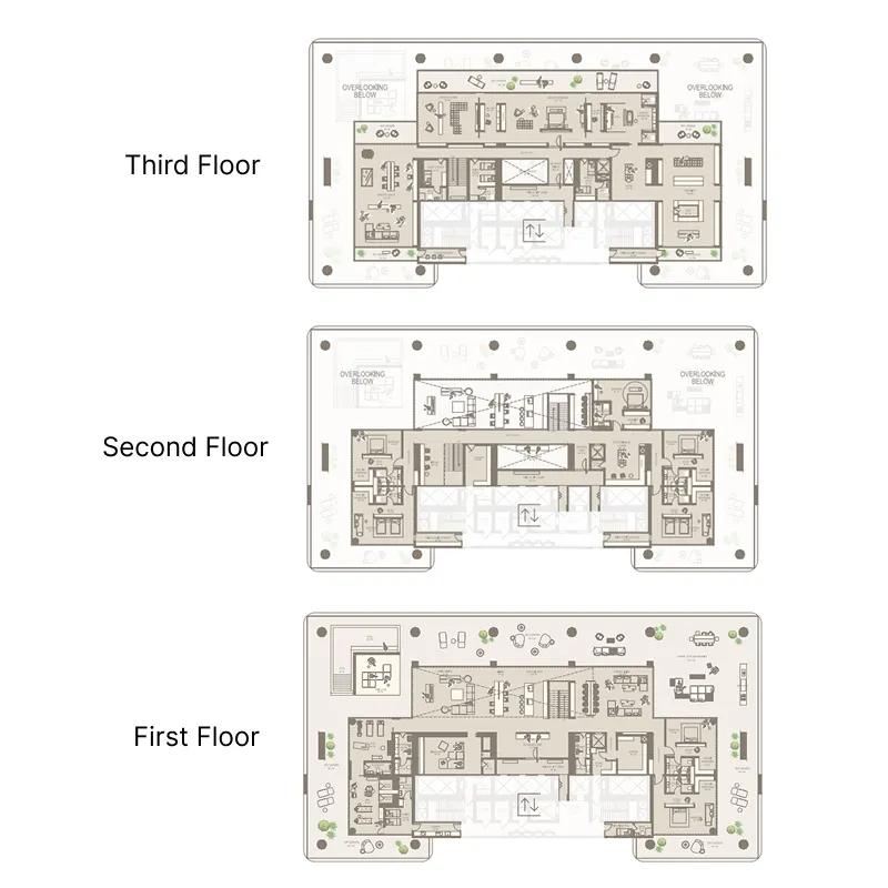 8 bedroom layout