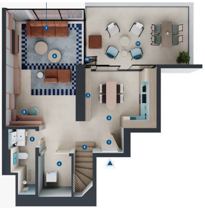 1 bedroom layout