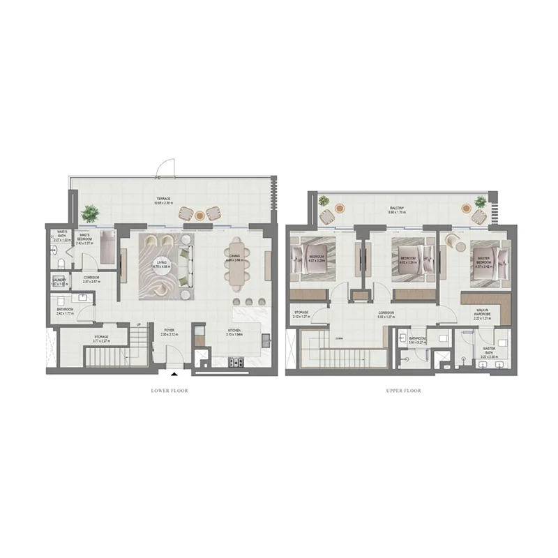 3 bedroom layout