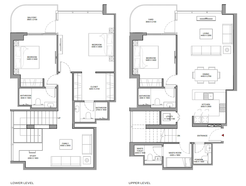 3 bedroom layout