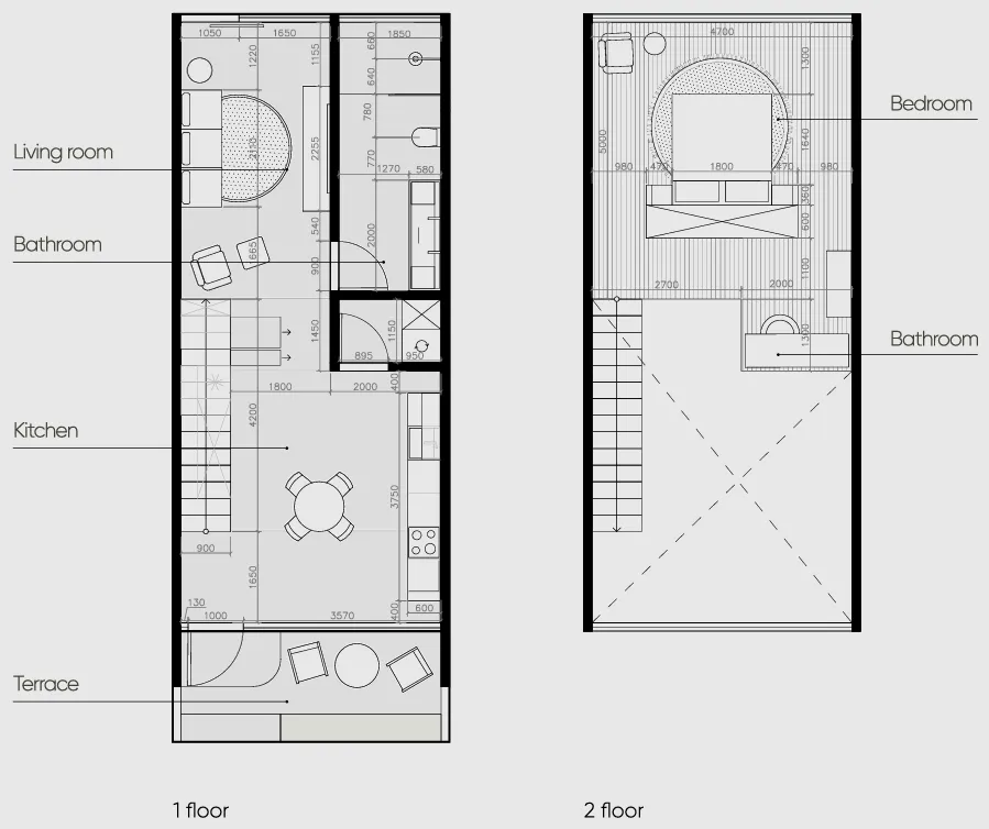 1 bedroom layout