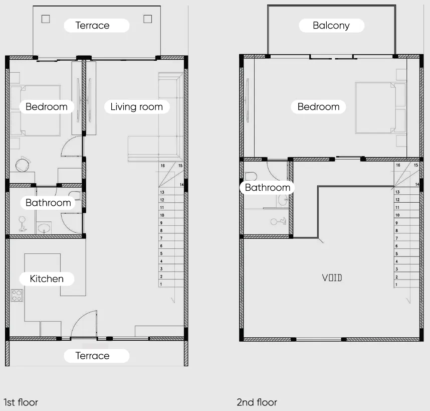 2 bedroom layout