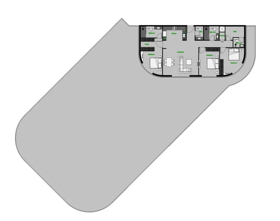 3 bedroom layout