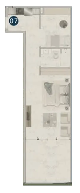 0 bedroom layout
