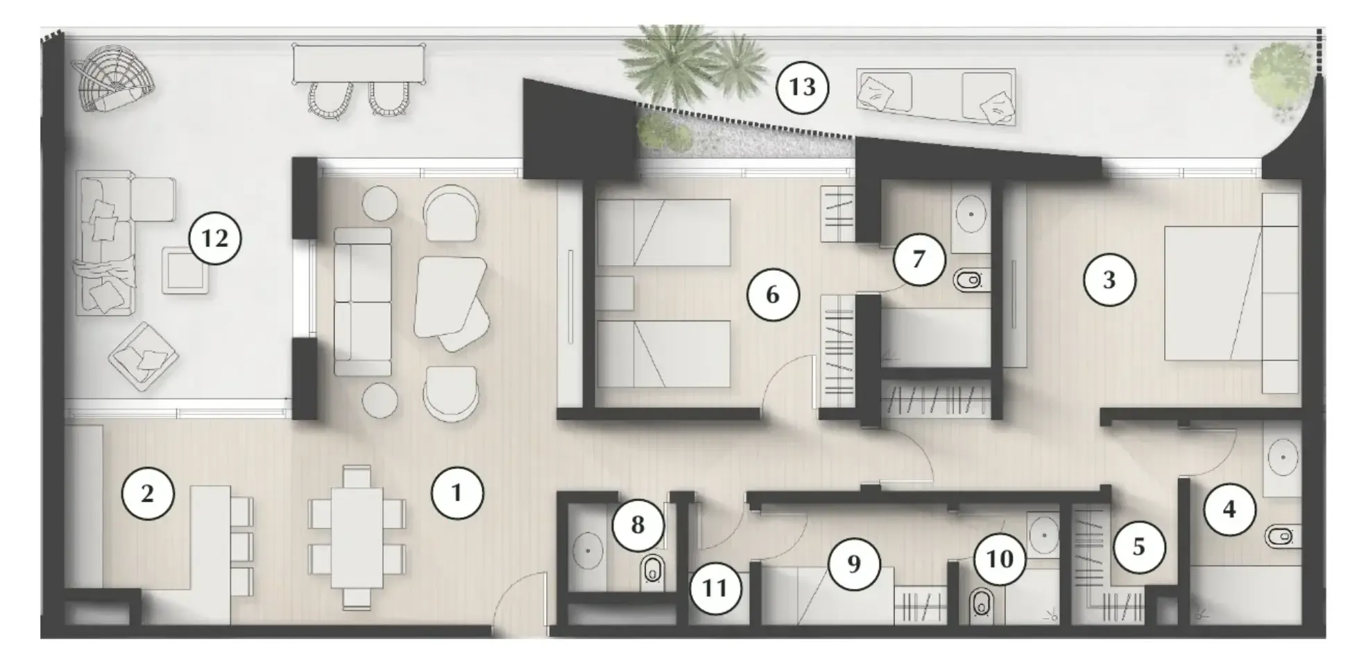 2 bedroom layout