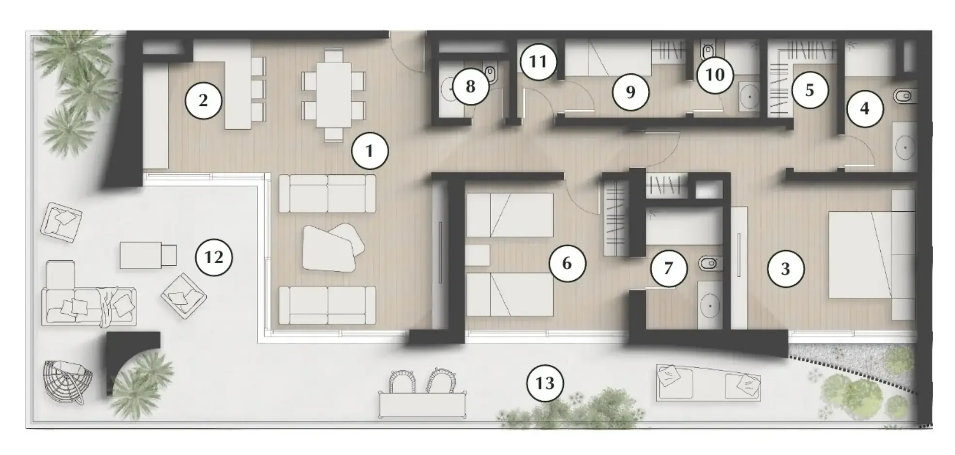 2 bedroom layout