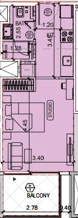 0 bedroom layout