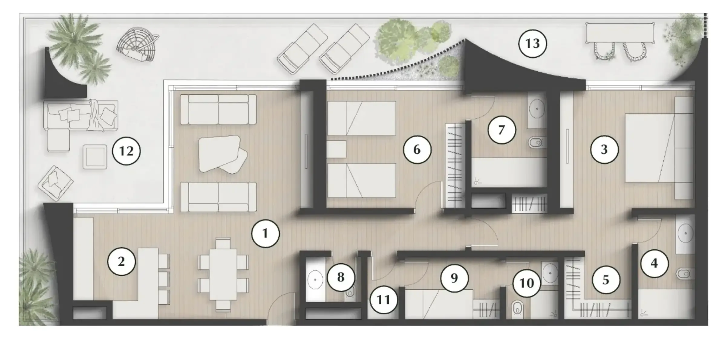 2 bedroom layout