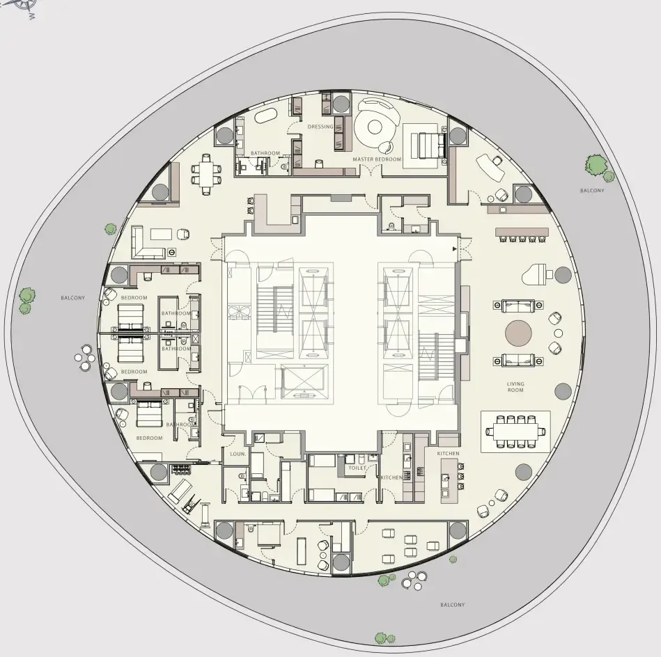 4 bedroom layout