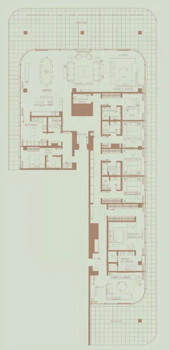 4 bedroom layout