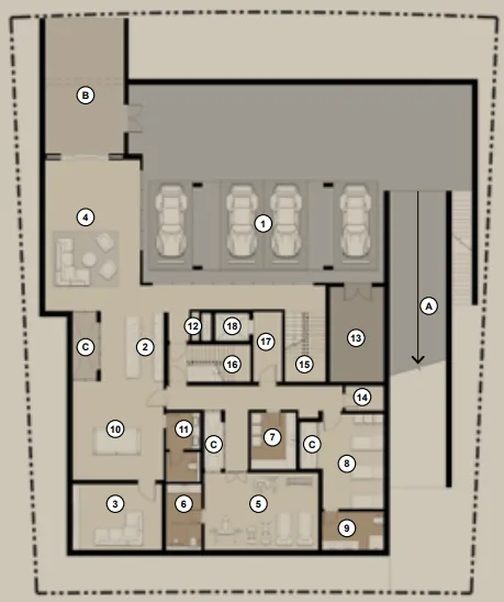 5 bedroom layout