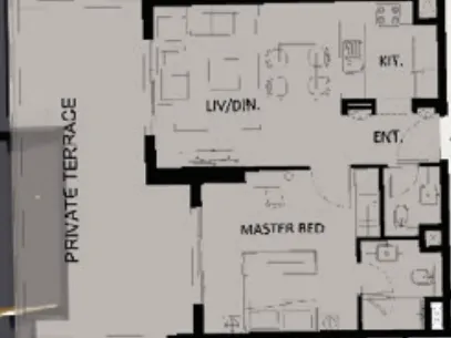 1 bedroom layout
