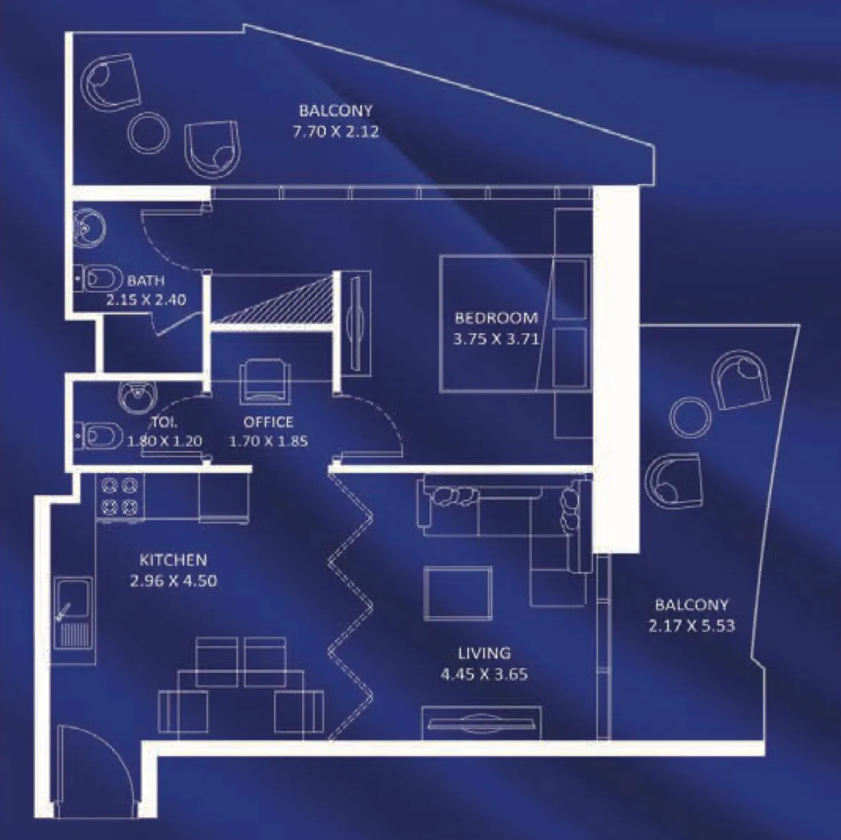 1 bedroom layout