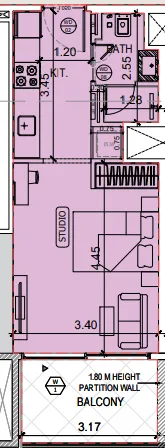 0 bedroom layout