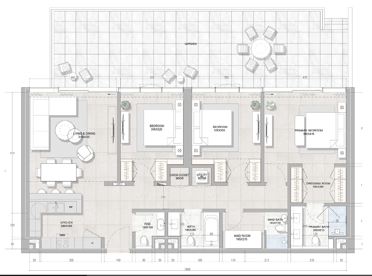 3 bedroom layout