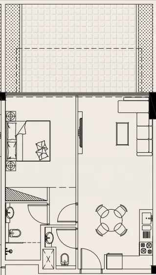 1 bedroom layout