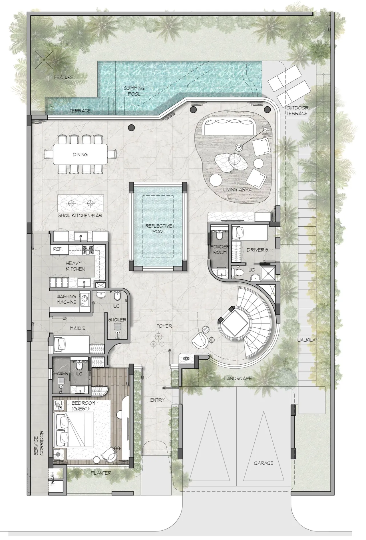 4 bedroom layout
