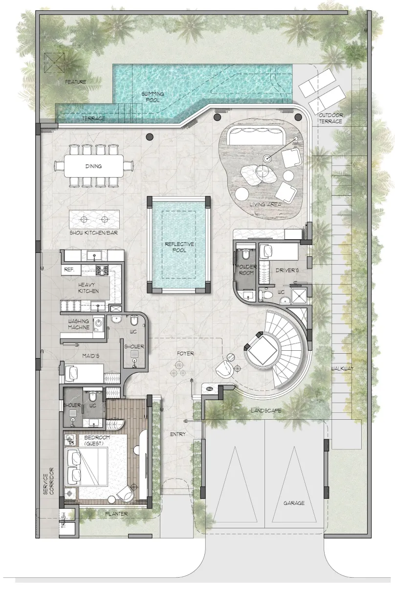 4 bedroom layout