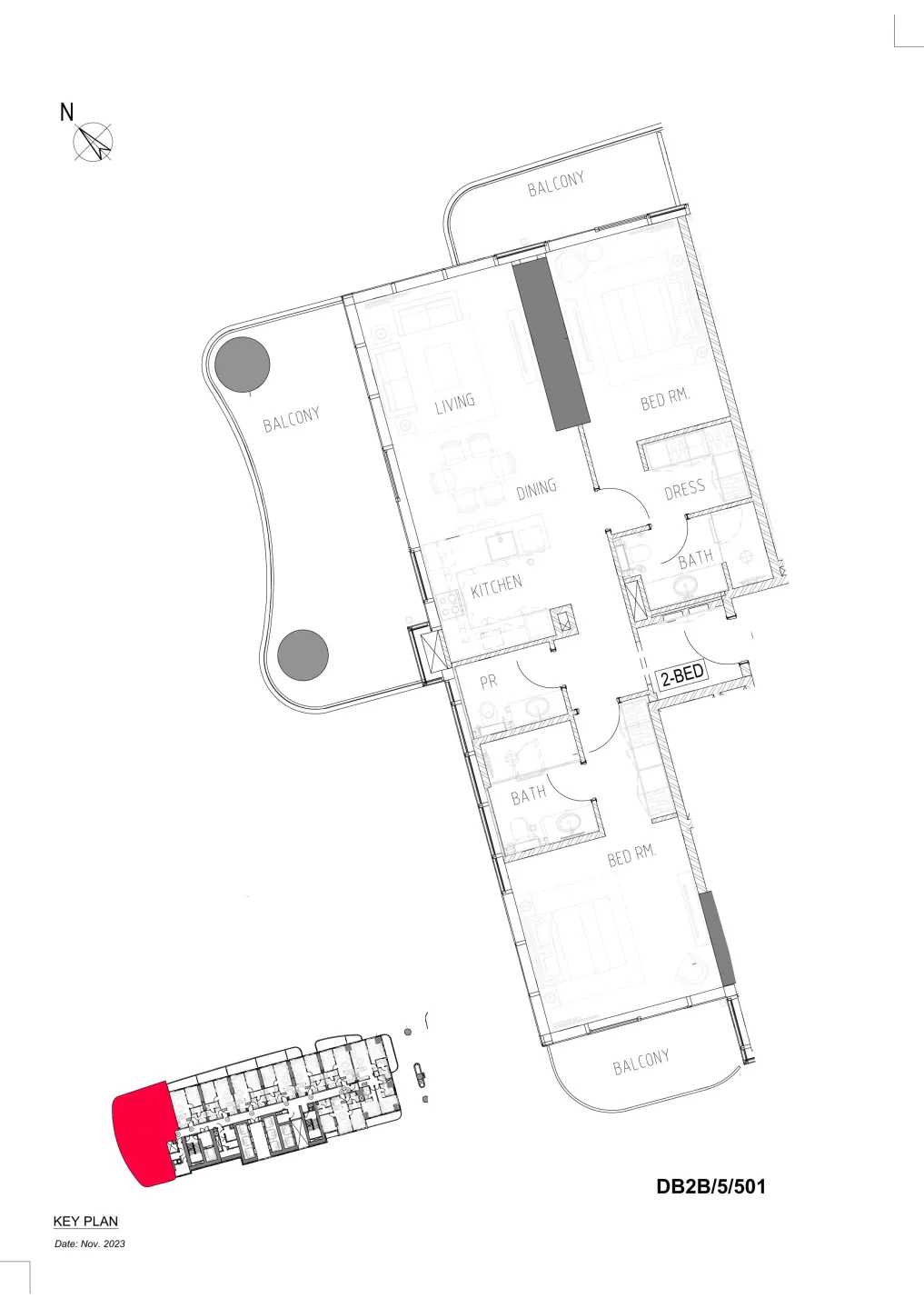 3 bedroom layout