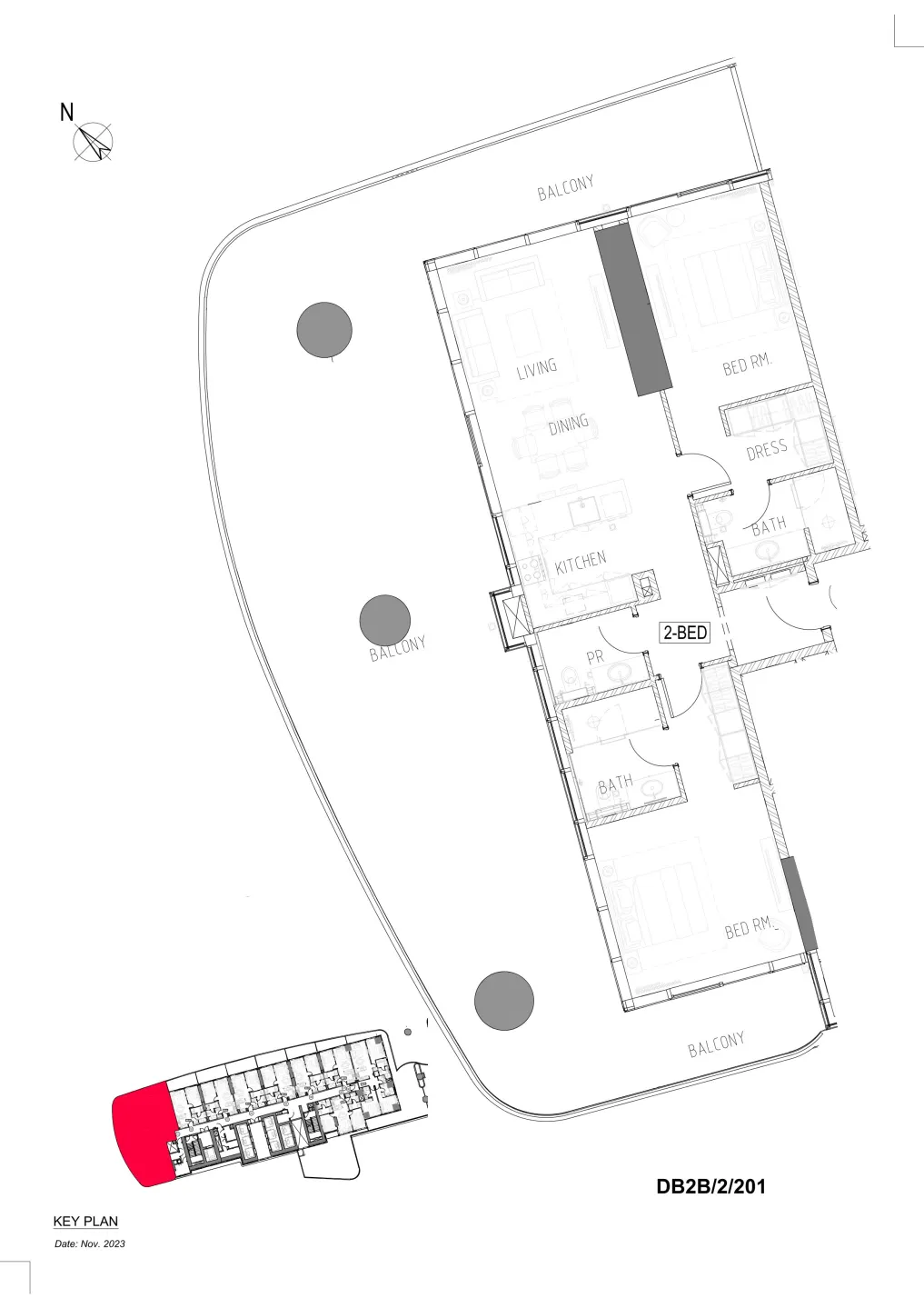 2 bedroom layout