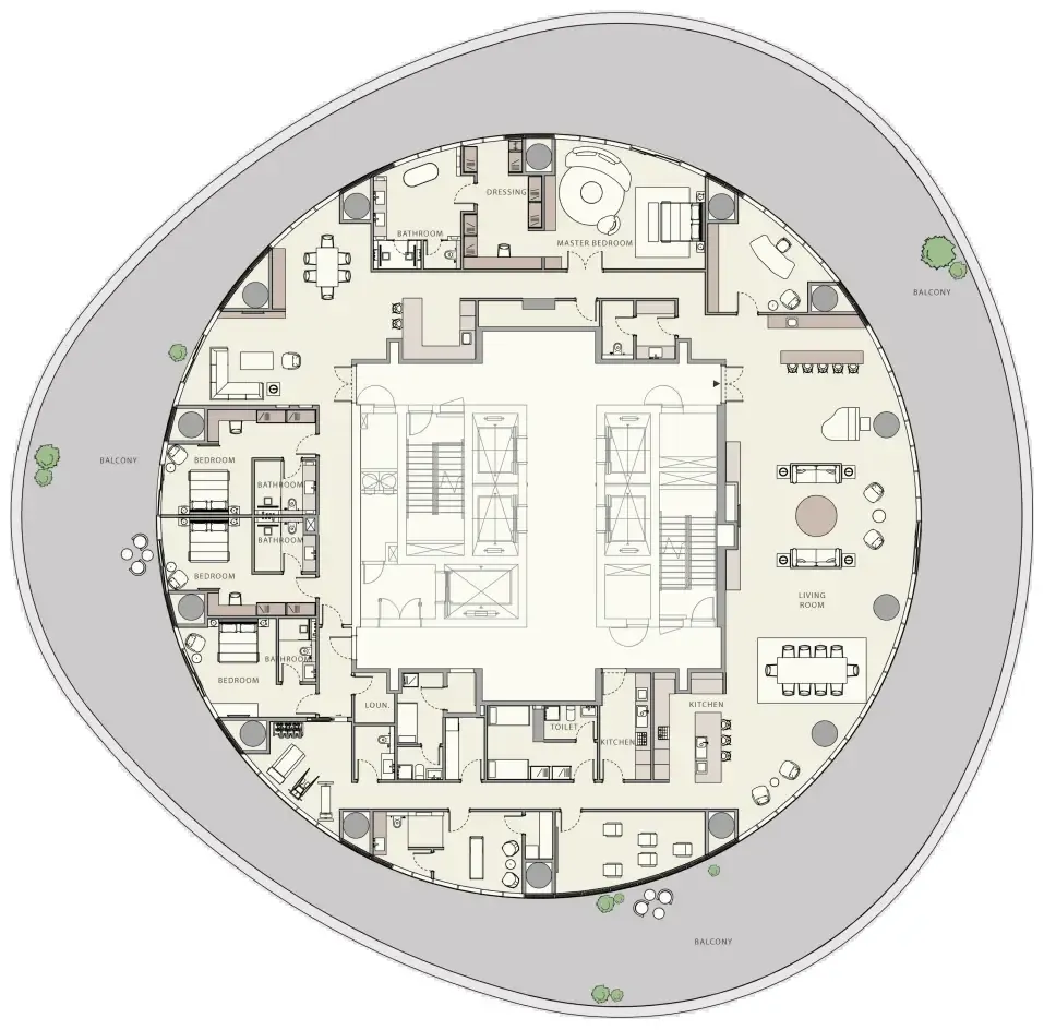 4 bedroom layout
